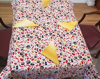 BBQ theme picnic quilt