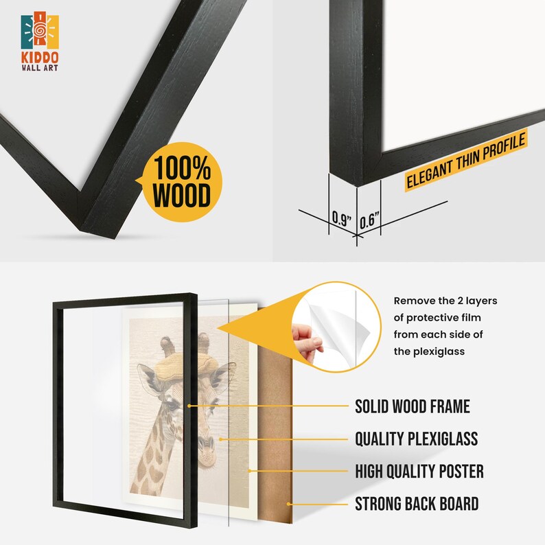 Giraffe Nursery Print Baby Giraffe Art Safari Animal Print Giraffe Wall