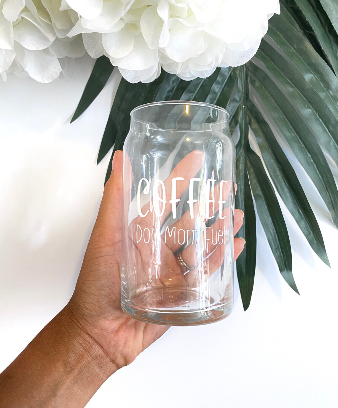 etsy iced coffee glasses