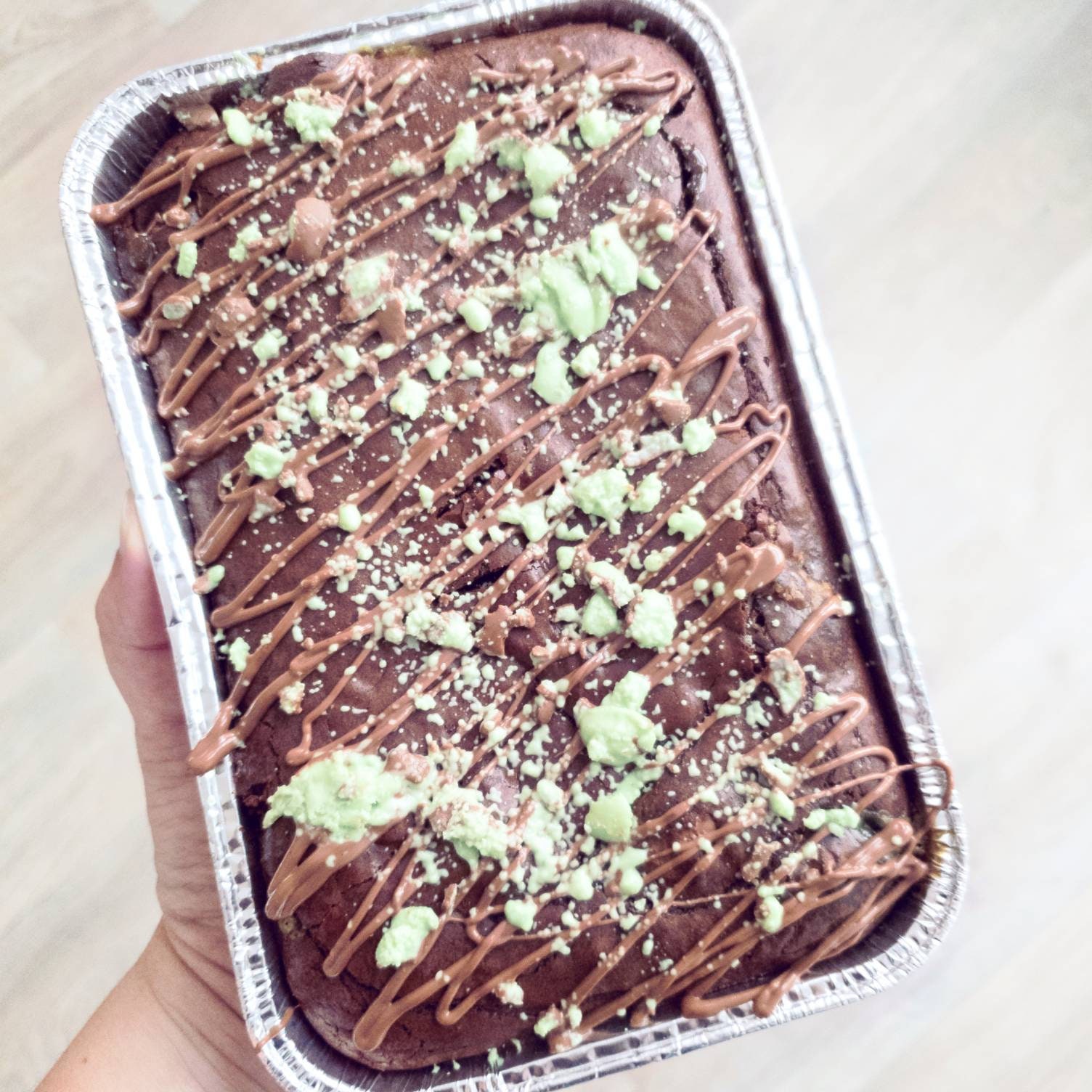 Chocolate Brownie Tray Postal Brownies Homemade Made to Etsy