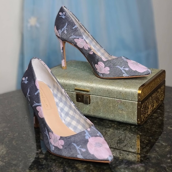 Pretty Floral Heels - D'Orsay Heels - Kitten Heels - Floral Pumps - $49.00  - Lulus