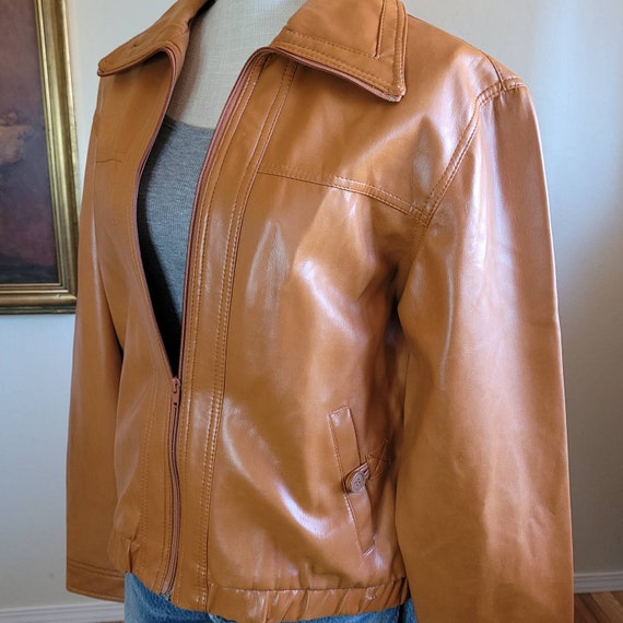 Vintage Moto Jacket - 1980s Medium JC Penney's Mo… - image 6