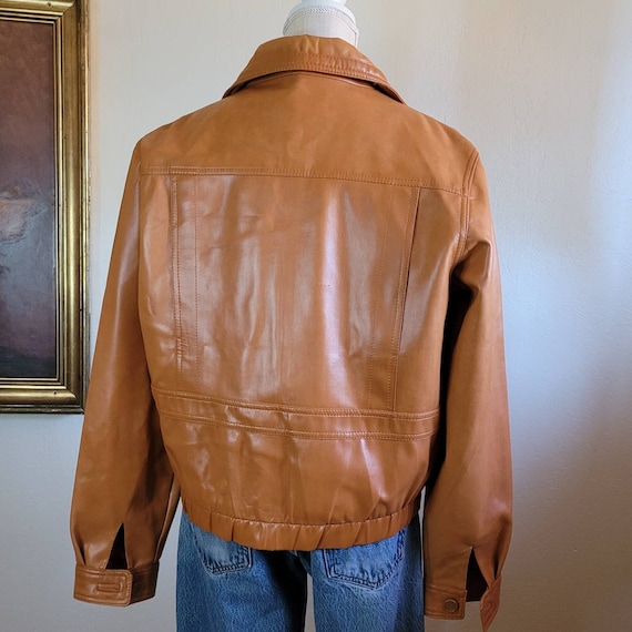 Vintage Moto Jacket - 1980s Medium JC Penney's Mo… - image 4