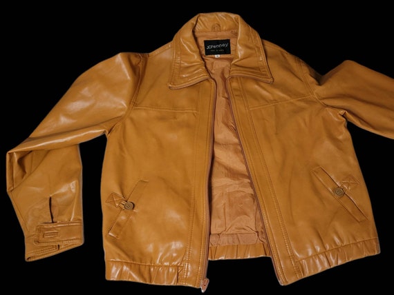 Vintage Moto Jacket - 1980s Medium JC Penney's Mo… - image 9