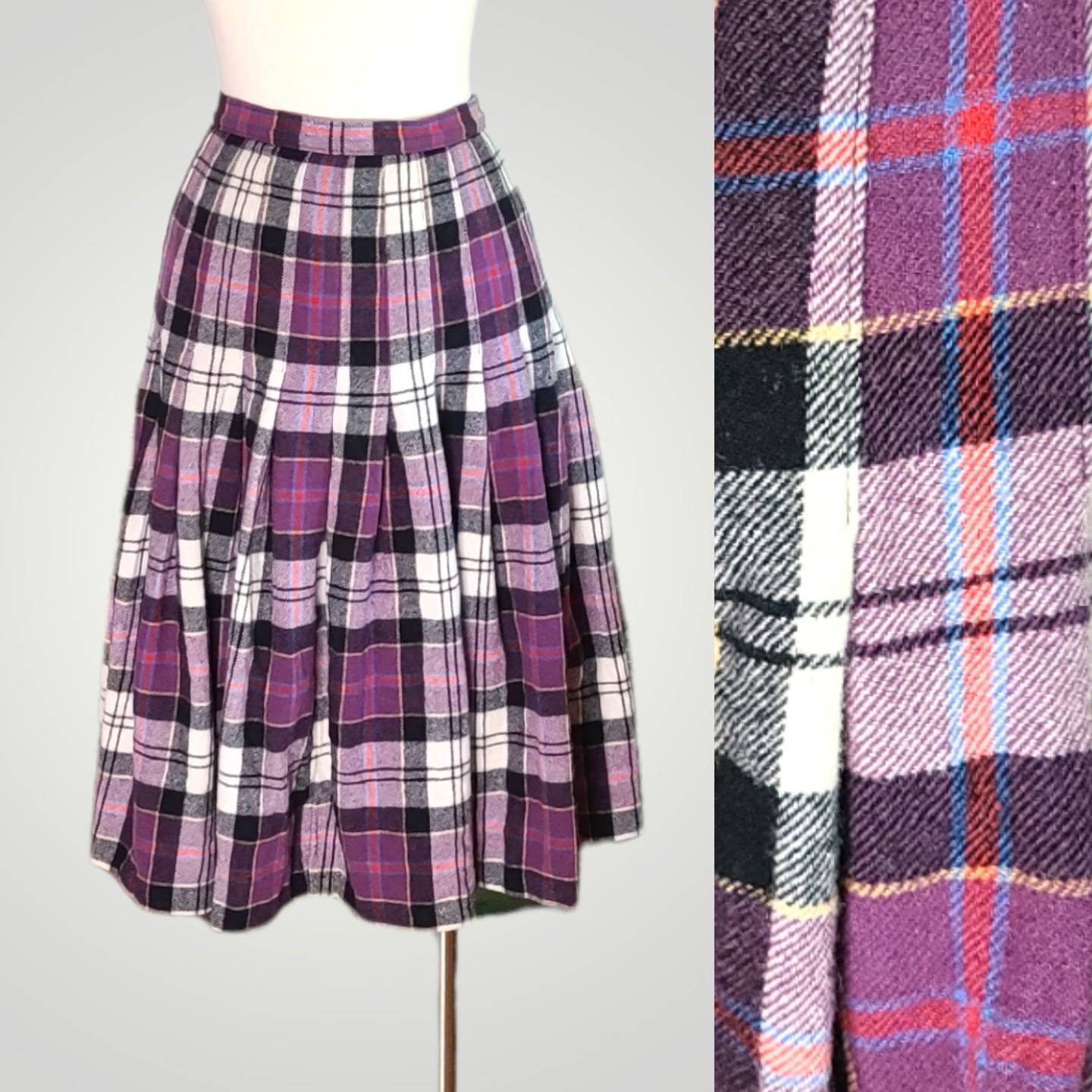 PENDLETON Authentic Dress Culloden Tartan Skirt Vintage Tartan Plaid