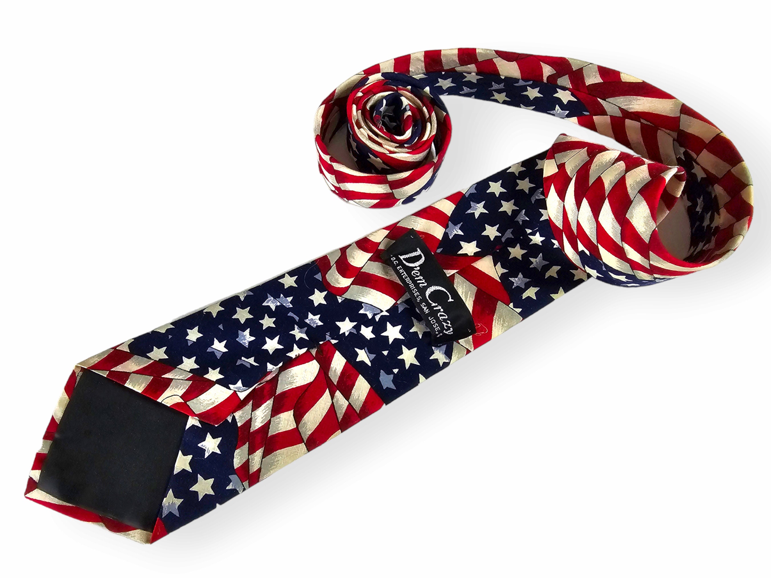 patriotic tie clips