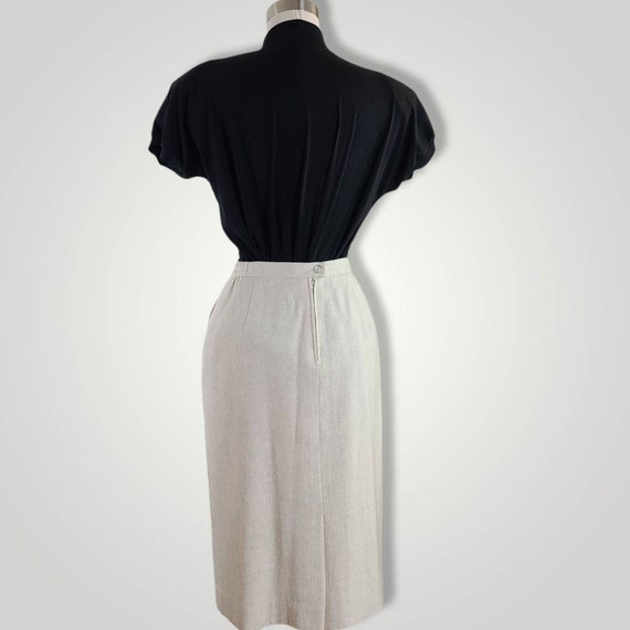 SET - Vintage Slenderizing Pencil Skirt and Blaze… - image 7