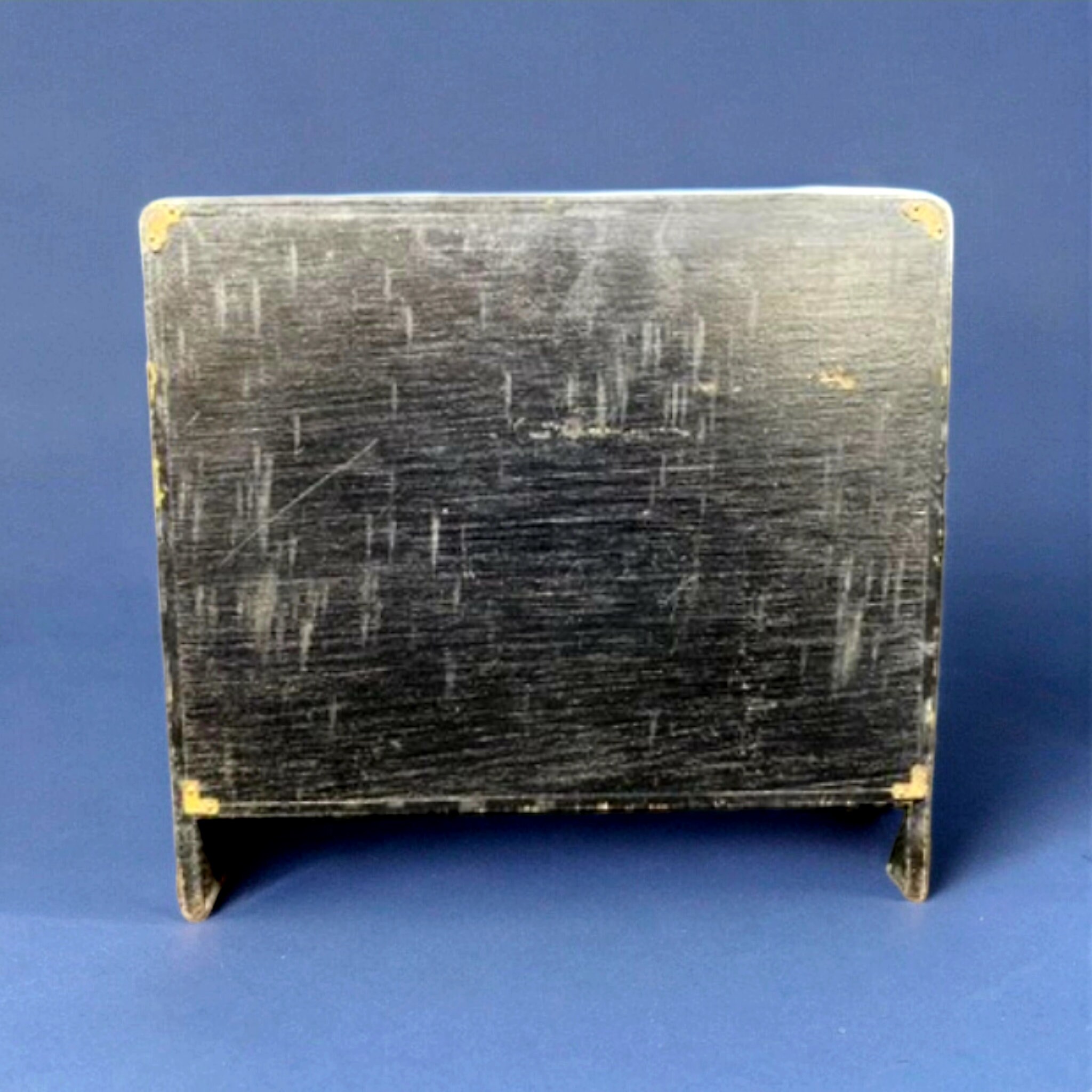 Mid Century Japanese Black Lacquerware Jewelry Box With Inlaid Shell ...