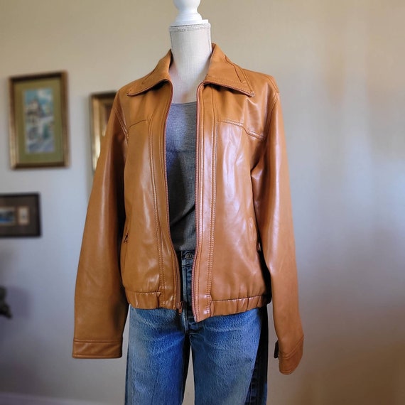 Vintage Moto Jacket - 1980s Medium JC Penney's Mo… - image 5