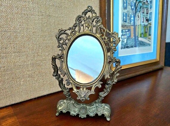 Tall table mirror best sale