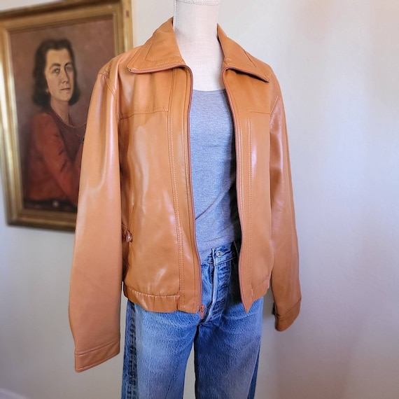 Vintage Moto Jacket - 1980s Medium JC Penney's Mo… - image 2