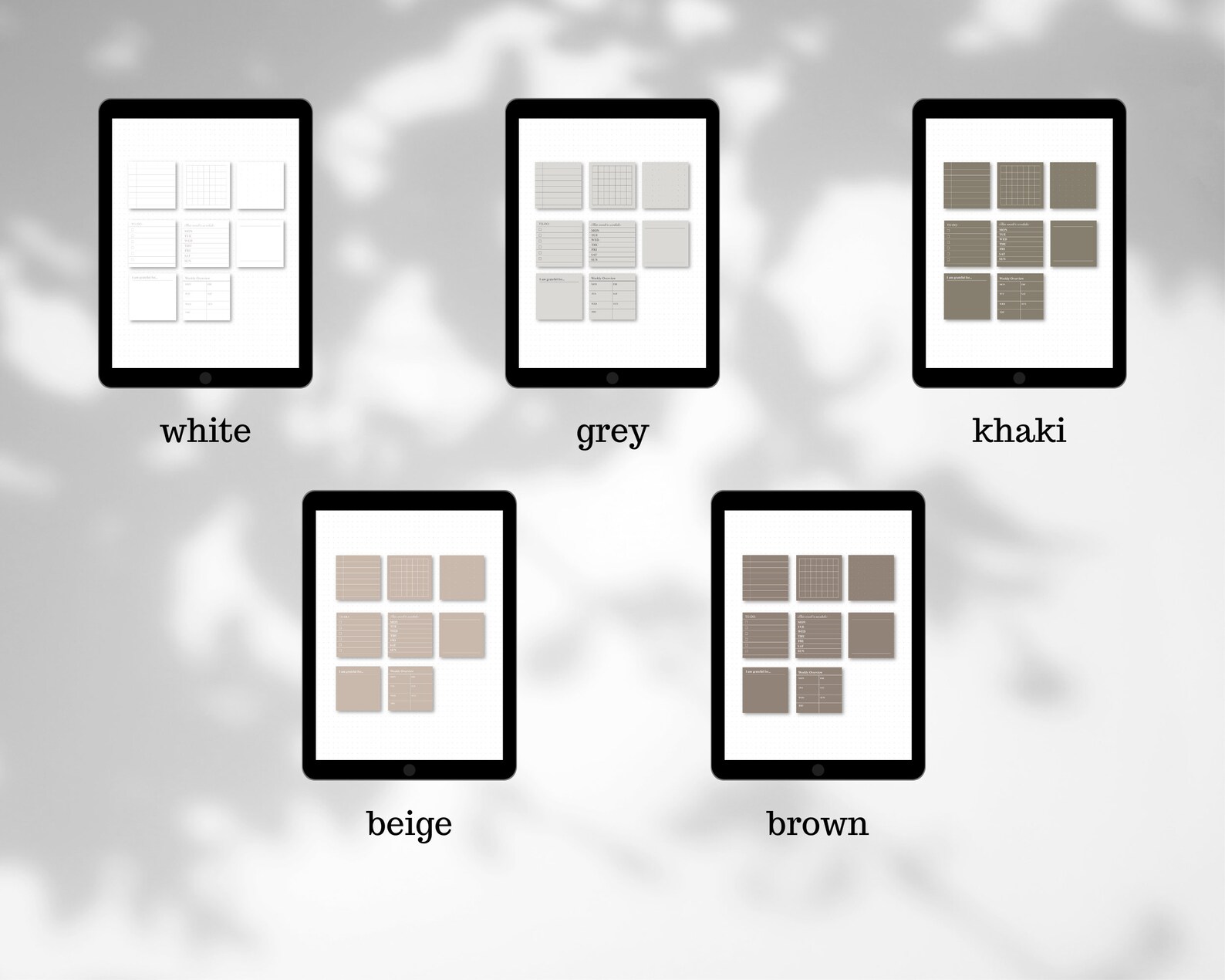 Neutral Sticky Notes for Goodnotes, iPad Stickers, Digital Planner ...