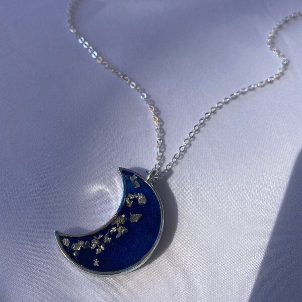 Sapphire Moon Necklace