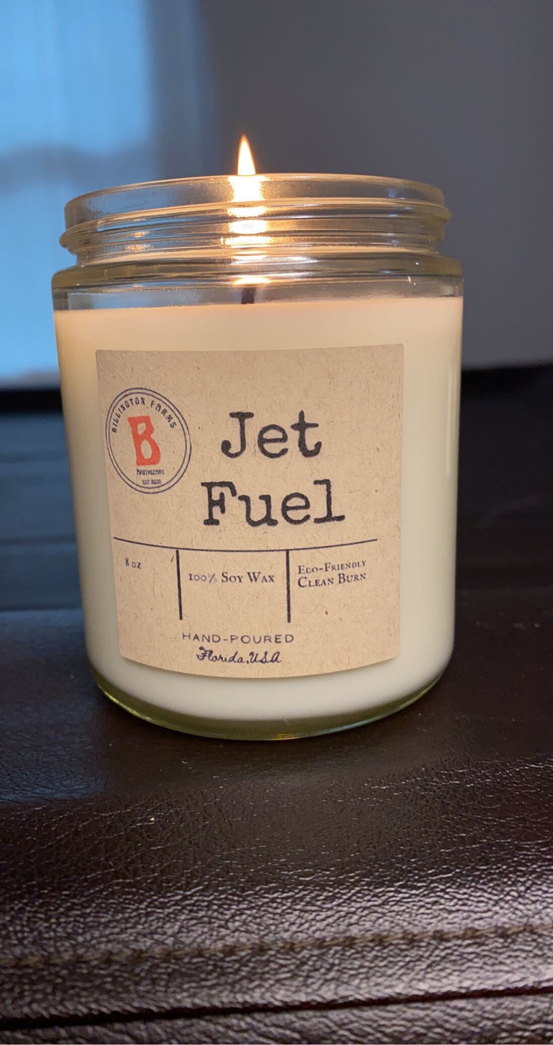 Jet Fuel Scented Candle Pilot Gift Scented Jet Fuel Candle Etsy