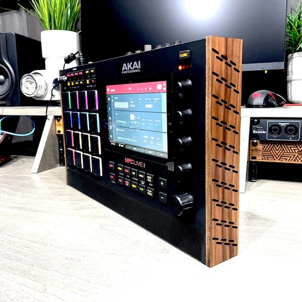 AKAI MPC LIVE 2 solid walnut wood cheeks