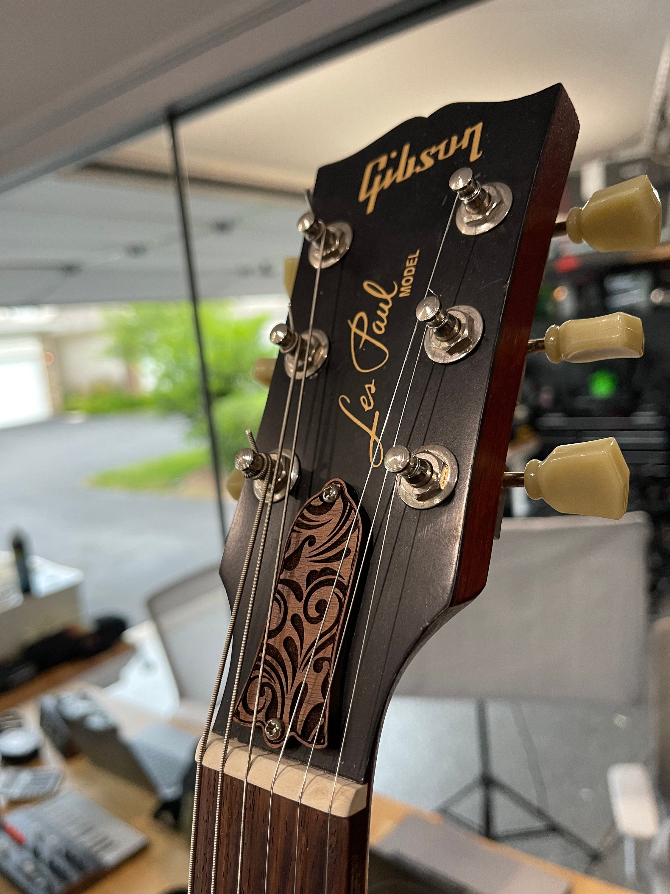 ギブソン Gibson レスポール用天然木ピックガード LesPaul