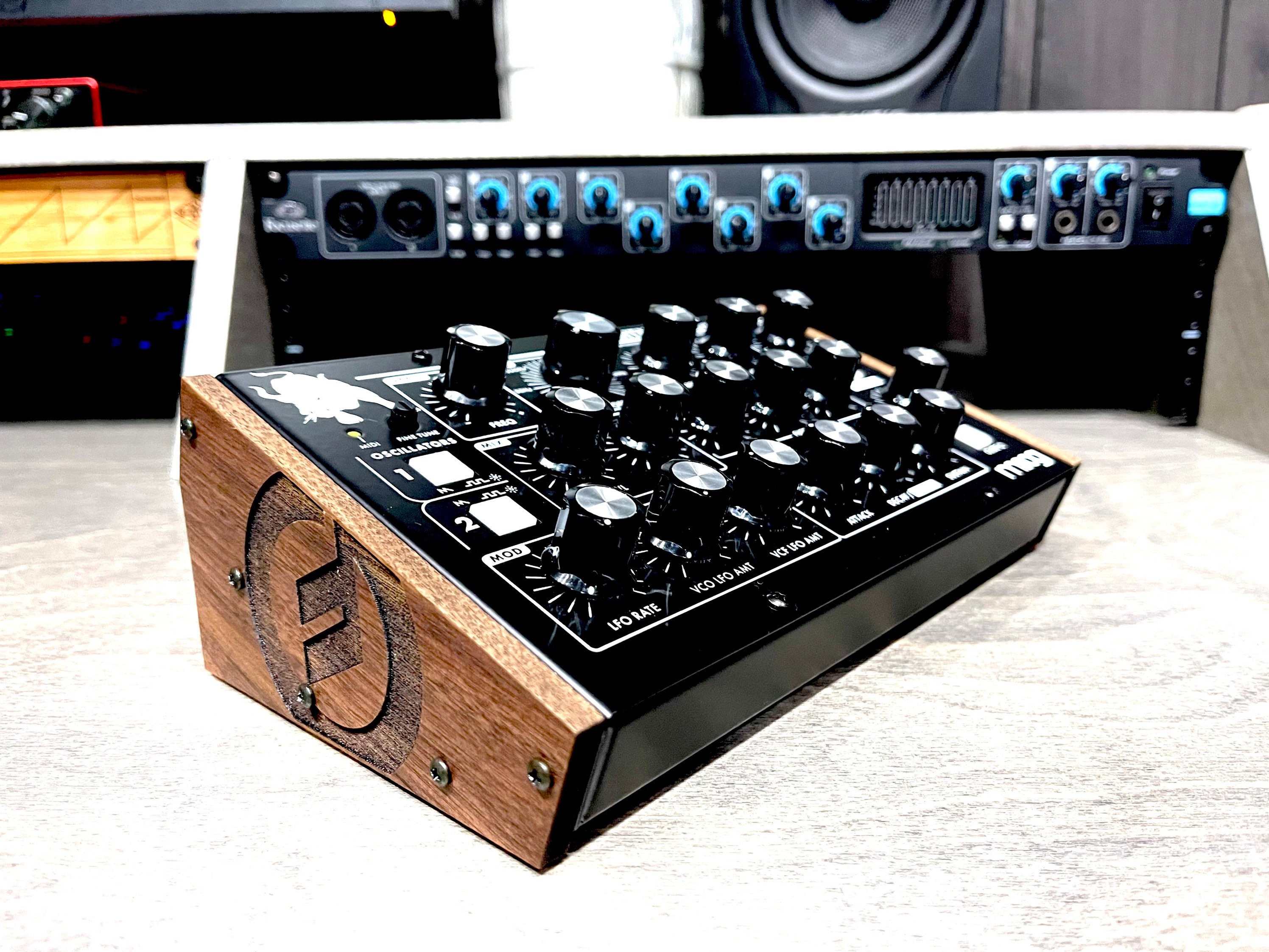 Moog Minitaur Solid Walnut Wood Ends - Etsy