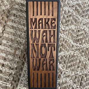 Crybaby Wah pedal custom wood tread
