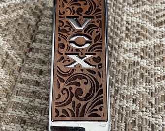 VOX Wah pedal custom wood tread
