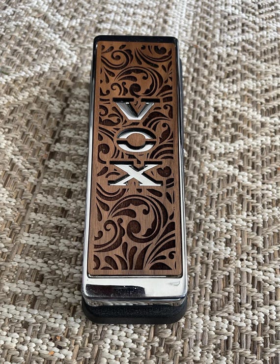 VOX Wah Pedal Custom Wood Tread - Etsy