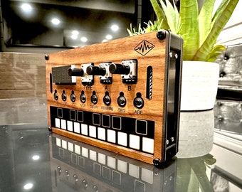 Caja de madera maciza de nogal Korg nts-1 MK II
