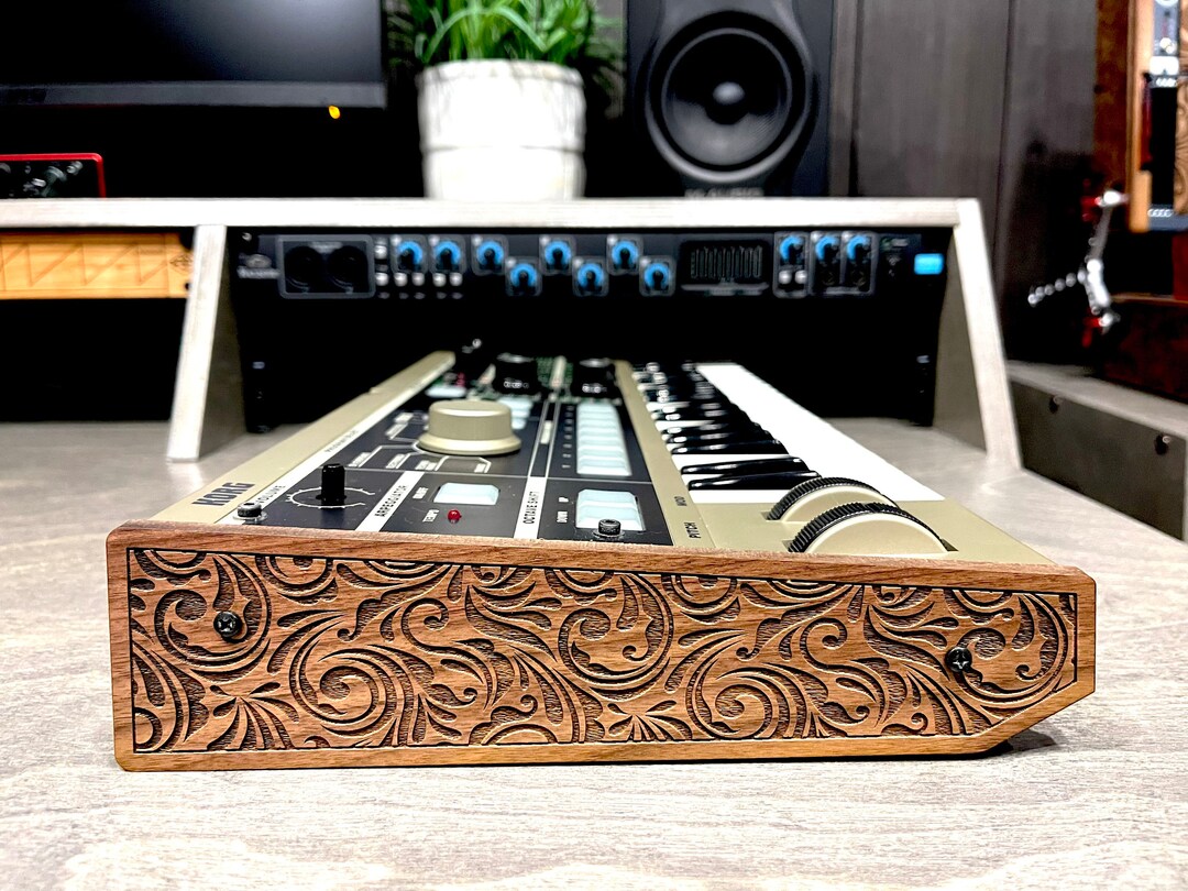 Korg Microkorg Wood Ends Solid Walnut - Etsy