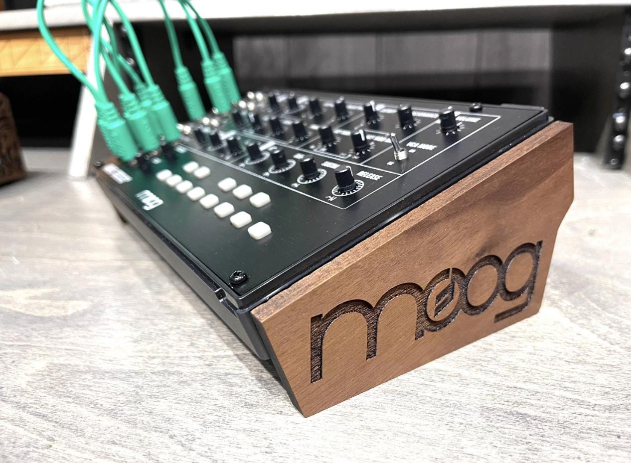 Moog Mavis Solid Walnut Stand Wood Ends - Etsy