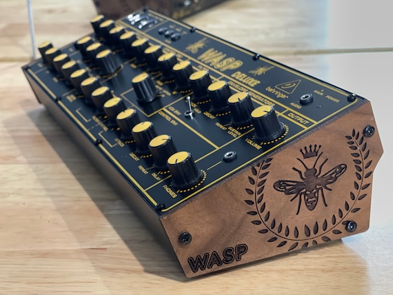 Walnut Wood Ends for Behringer Wasp Synthesizer - Etsy Walnut Wood Ends for Behringer Wasp Synthesizer - Etsy