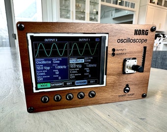 Korg NTS-2 オシロスコープ：3Dプリントケース ゴールドエディション
