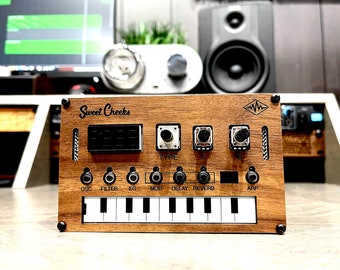 Korg nts-1 solid walnut wood case