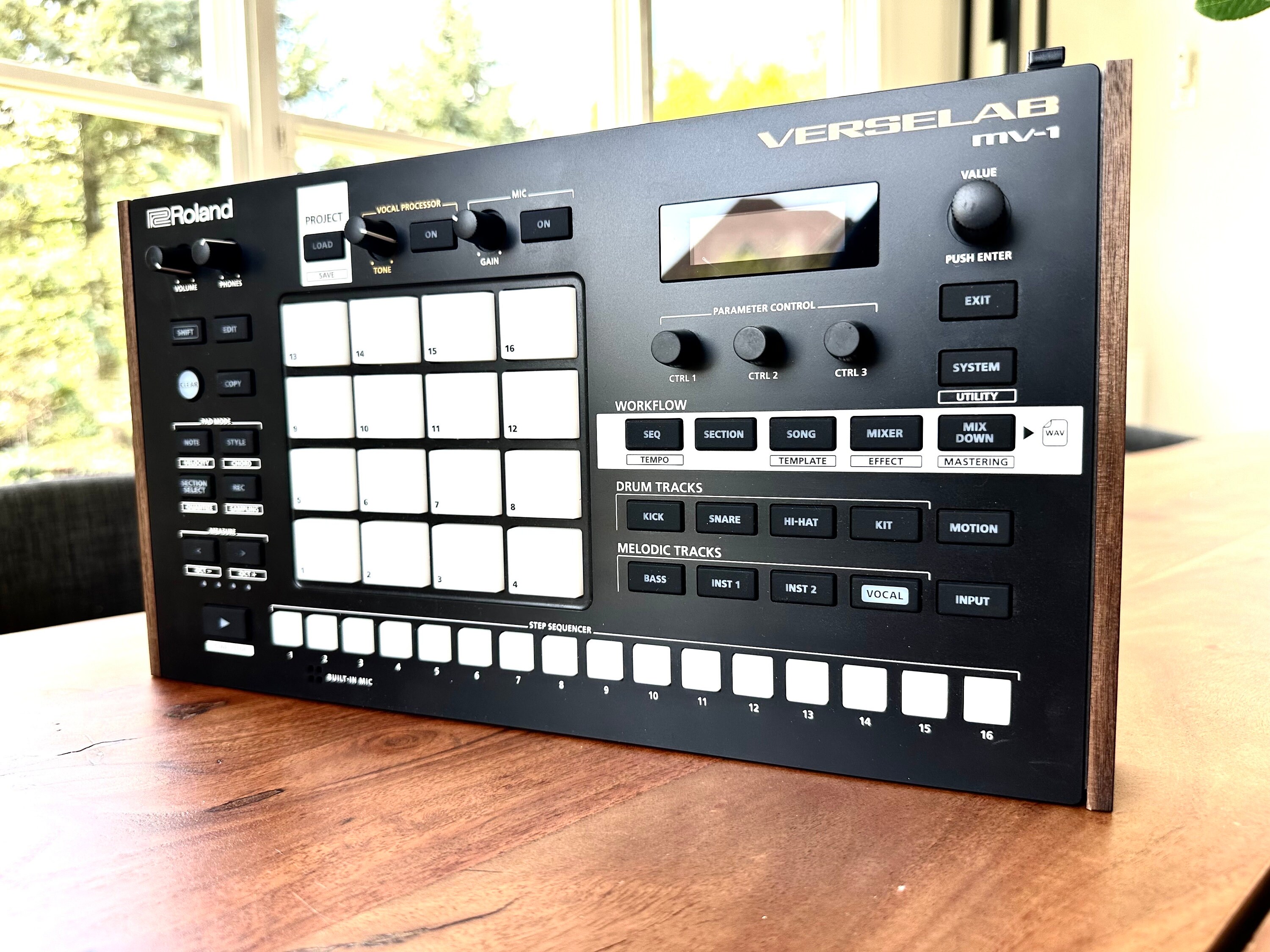 ROLAND MV 1 Verselab Solid Walnut Wood Panels - Etsy