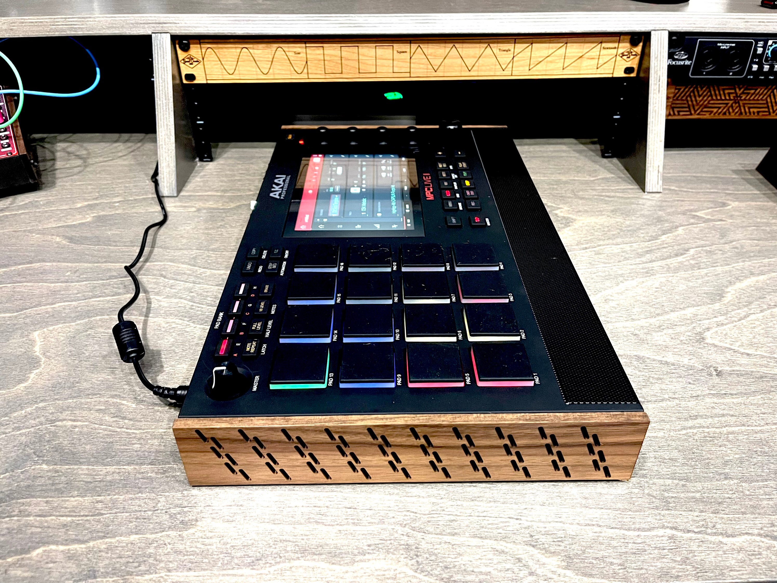 AKAI MPC LIVE 2 Solid Walnut Wood Cheeks - Etsy