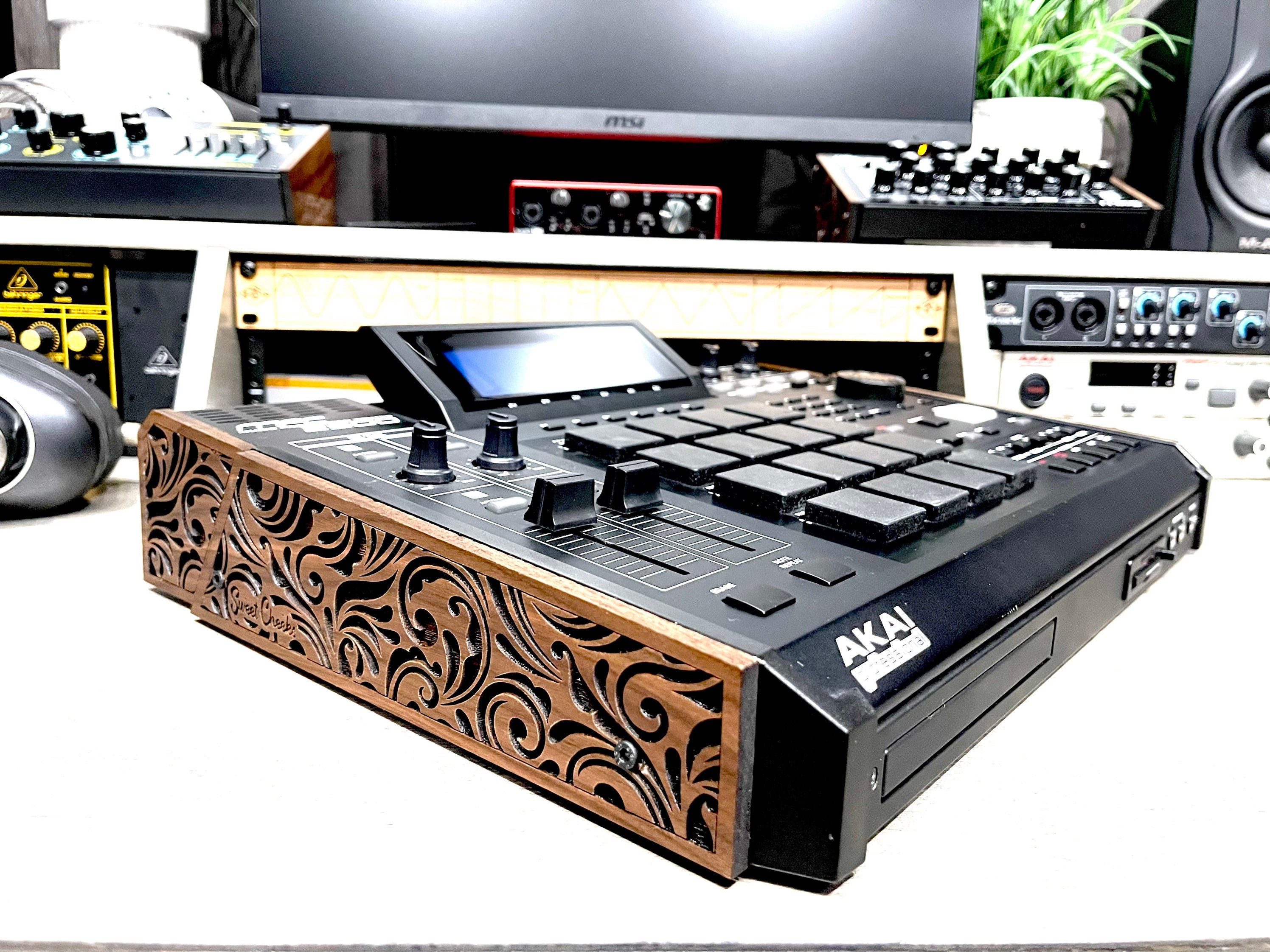 Akai MPC2500 Solid Walnut Engraved Wood Ends - Etsy