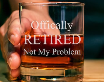 Personalized Whiskey Glass, Custom Engraved Bourbon Glassware