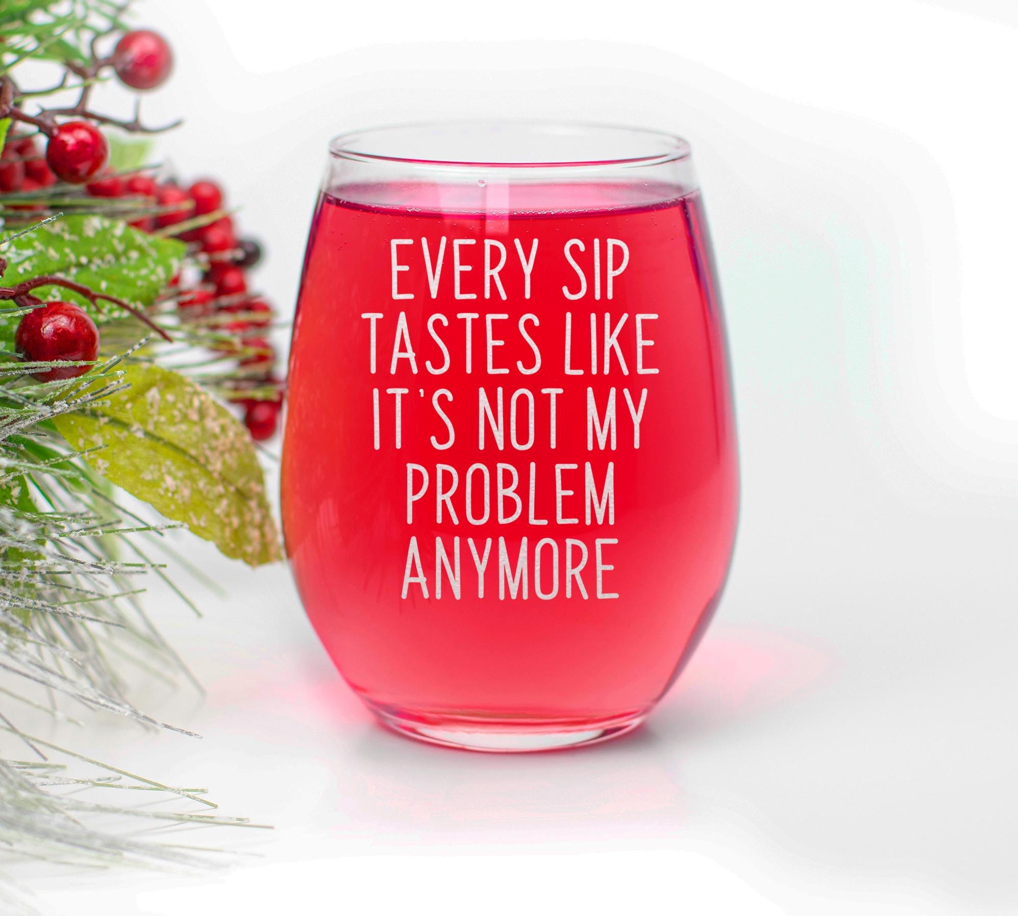 Funny Retirement Wine Glass for Men and Women, Hilarious Farewell Gift from Coworkers, Best Happy Retirement Gift Idea, Personalized Option