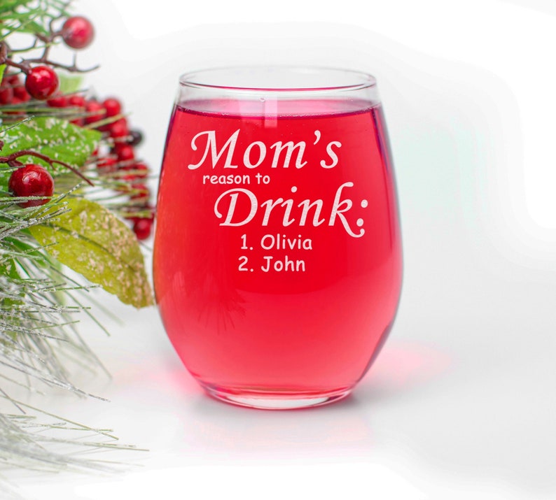 Personalized wine glass