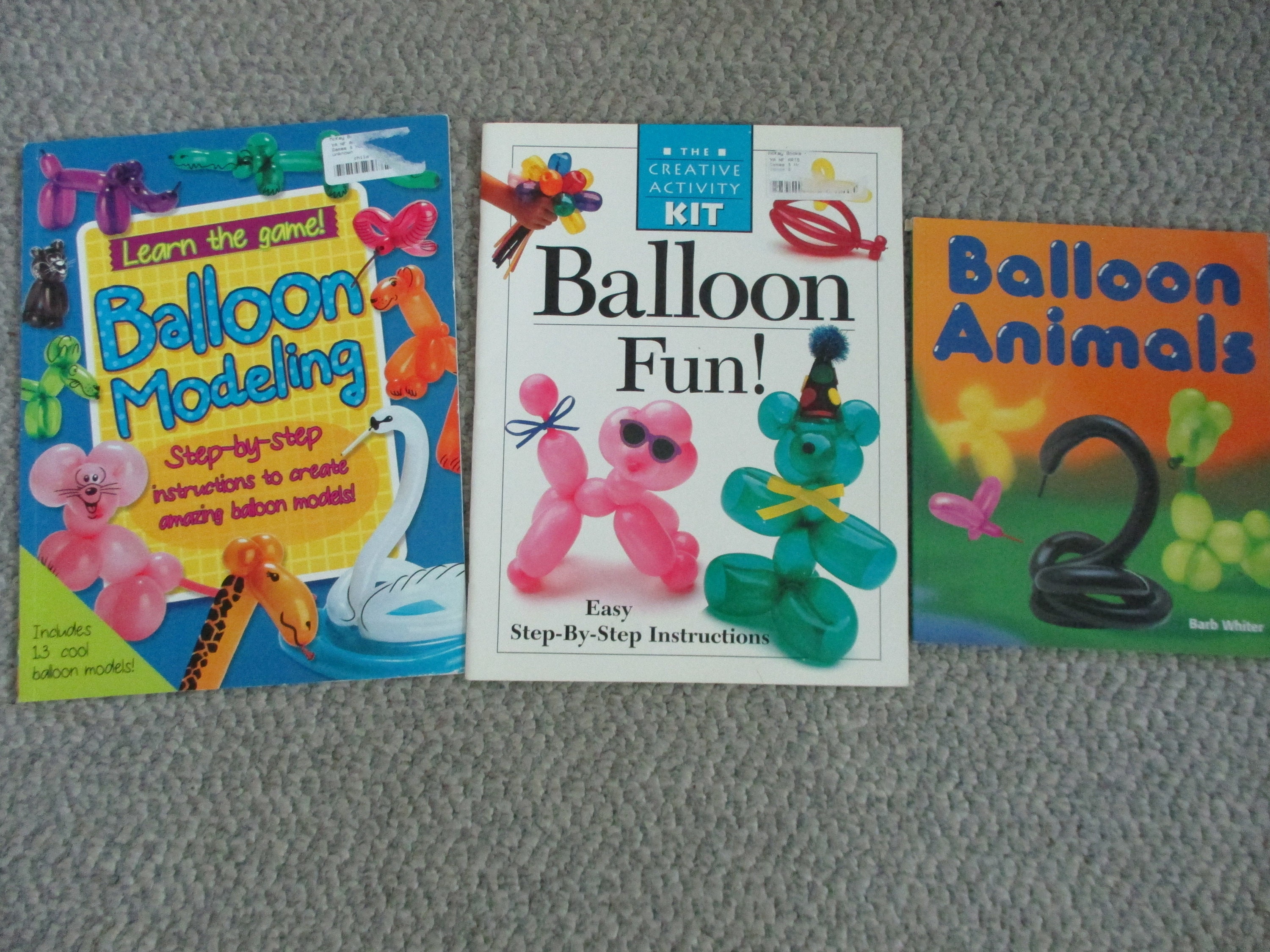 Lot of 3 How to Balloon Animals Modeling Books Booklets - Etsy Lot of 3 How to Balloon Animals Modeling Books Booklets - Etsy