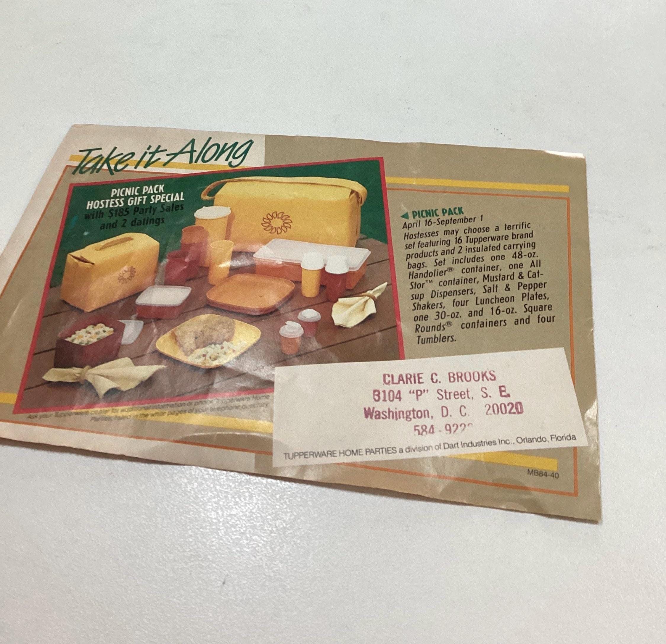 Vintage Tupperware Advertising Brochure Pamphlet 1984 - Etsy