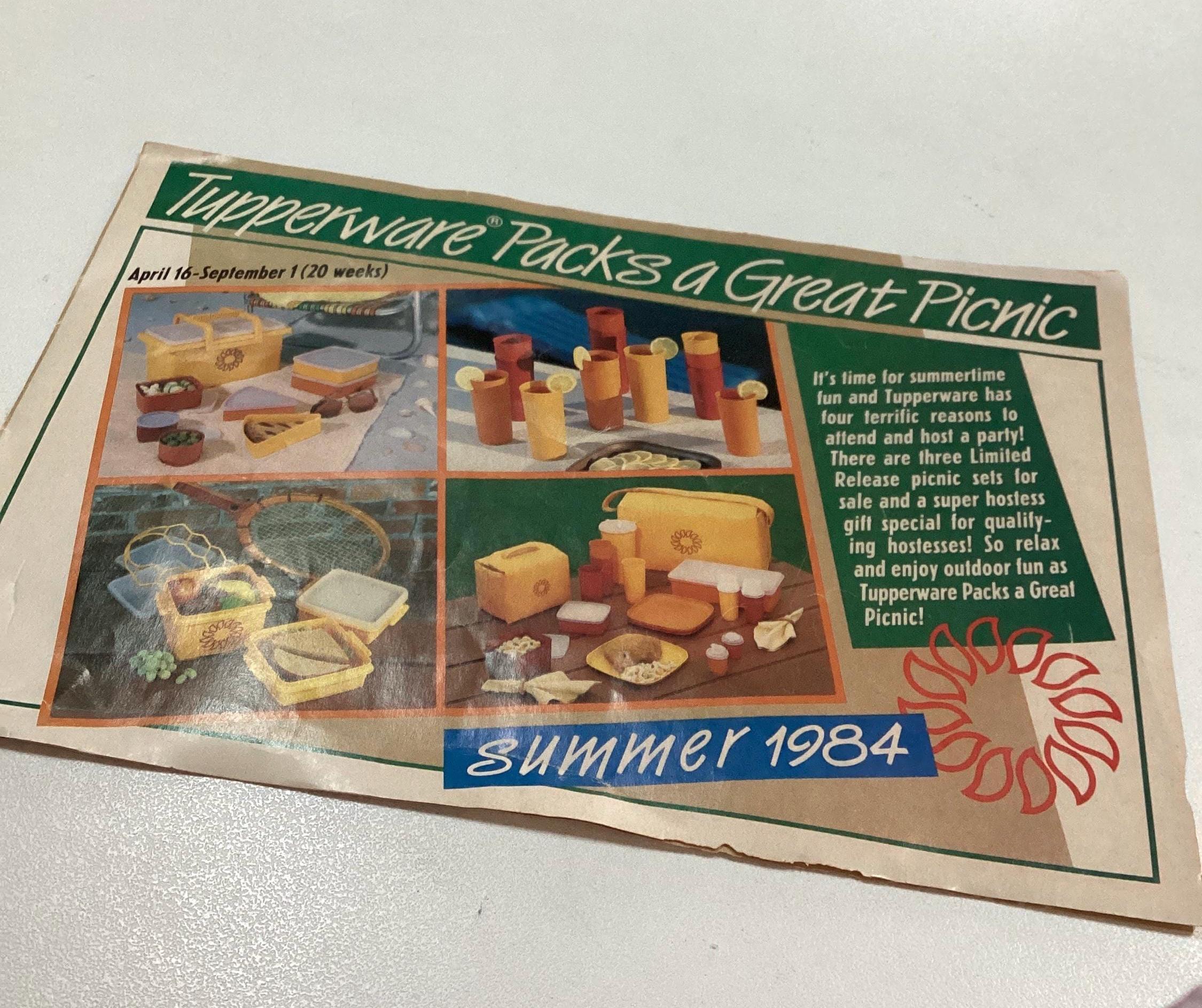 Vintage Tupperware Advertising Brochure Pamphlet 1984 - Etsy