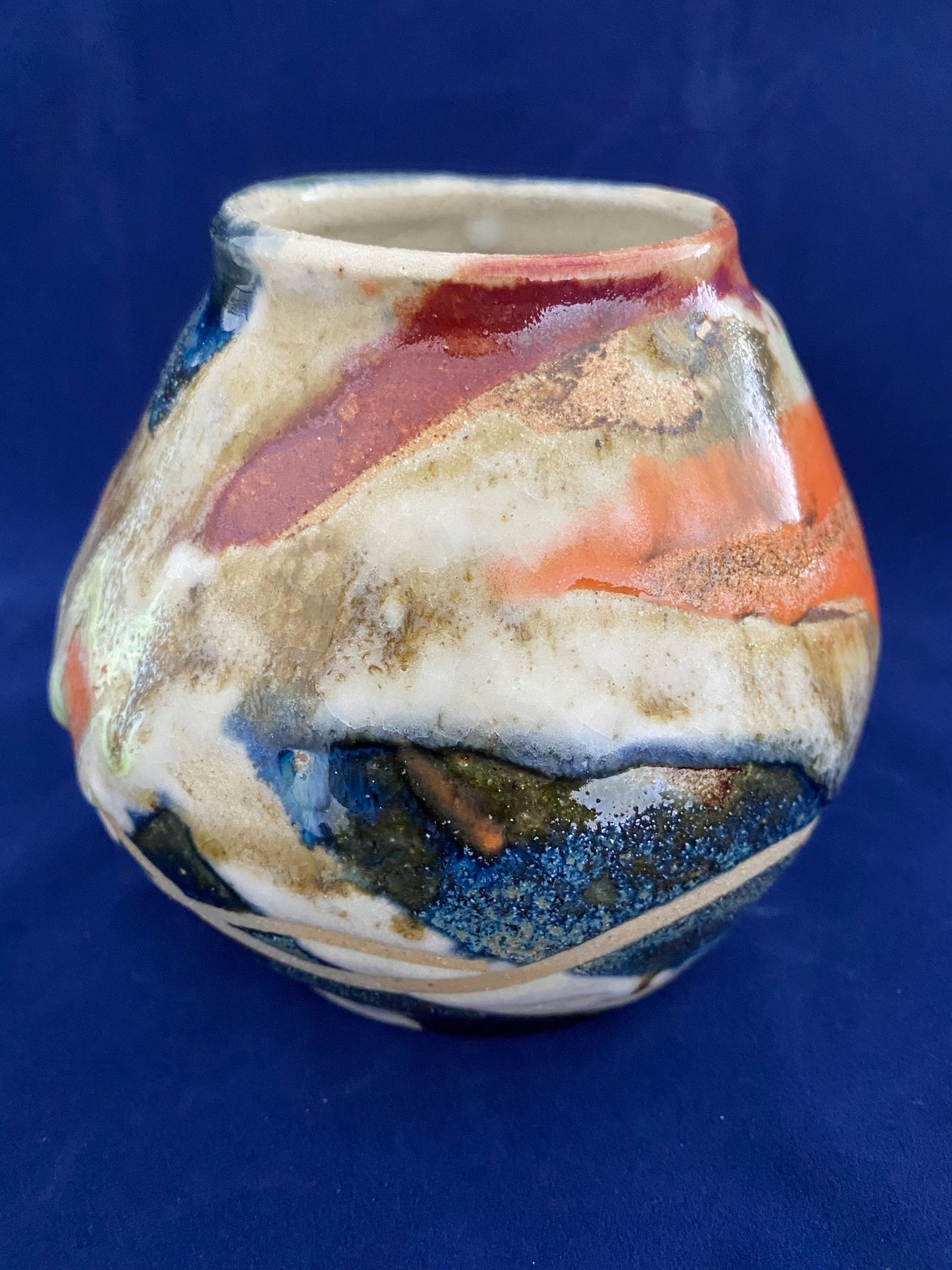 Handmade Australian Pottery Vase Gummingurru Etsy