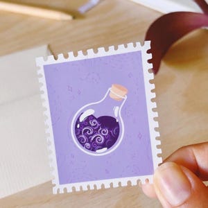 Potion-stempelstickers met non-binaire vlag – LGBT Pride-stickers, queer design