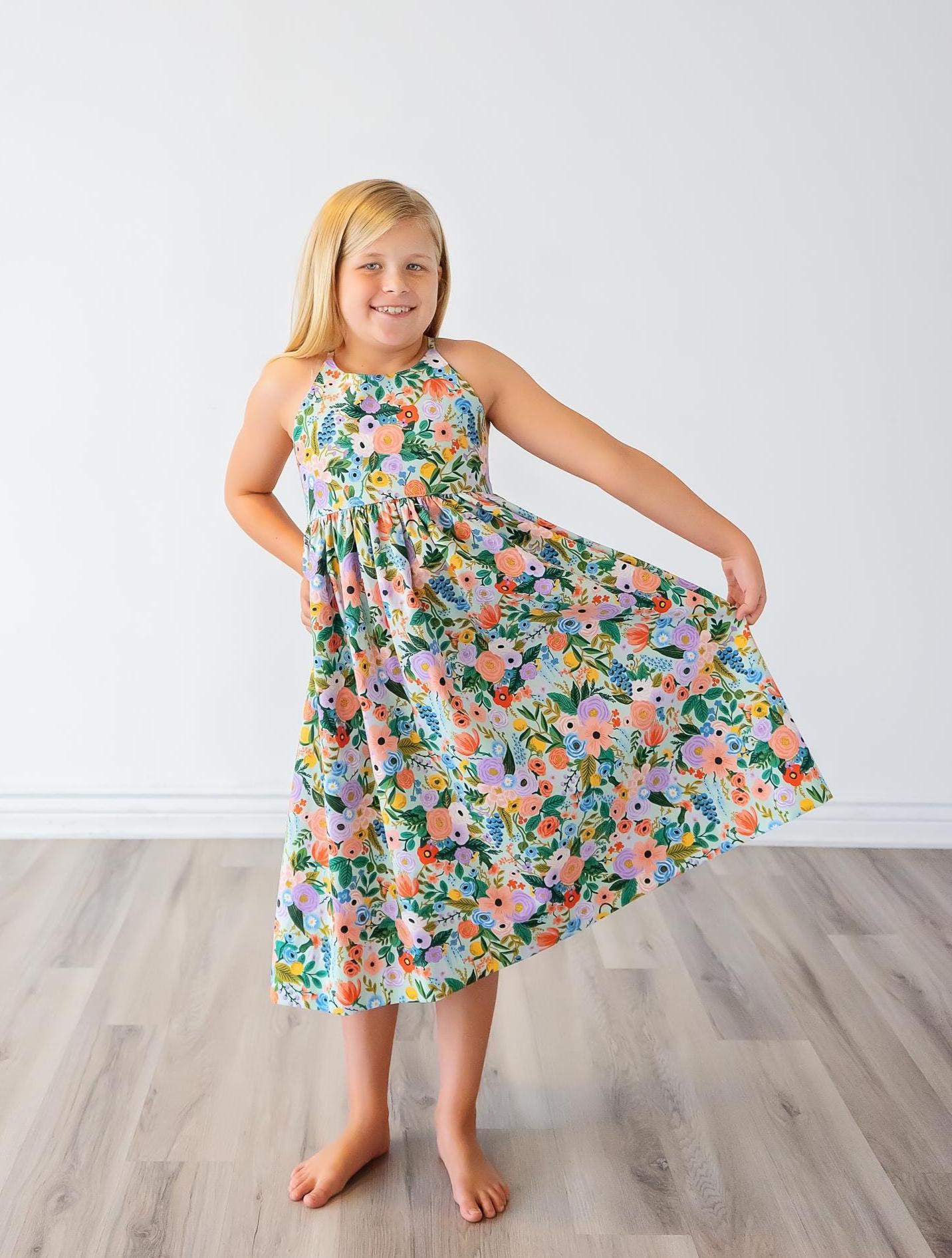 blue dress for baby girl Toddler Spring Dresses