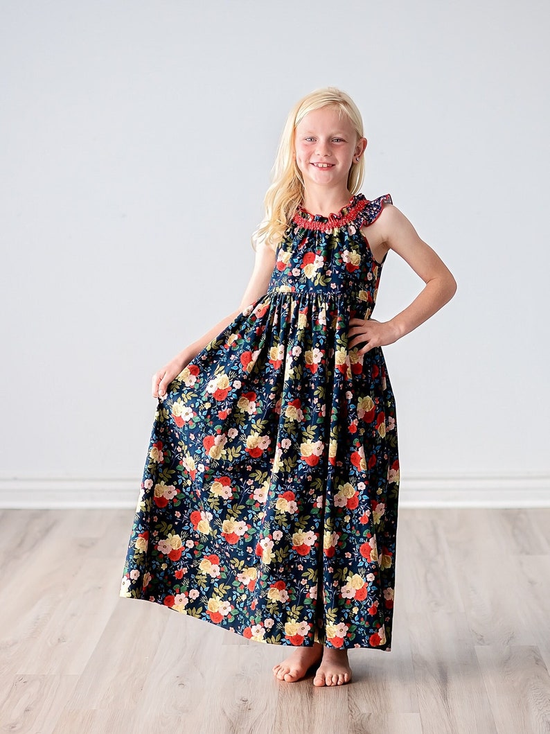 Girls Long Maxi Dress