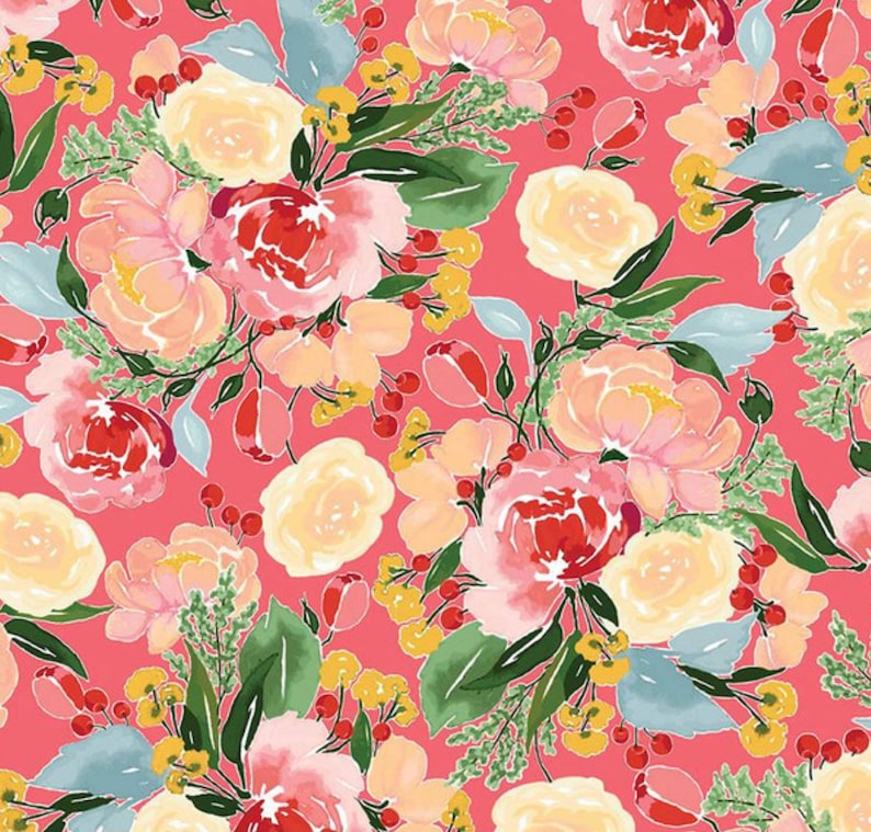 Girls Maxi or Midi Dress Girls Raspberry Coral Peach Floral SunDress Tween Twirling Birthday Summer Sun Dress Size 4 5 6 7 8 10 12 14 image 7