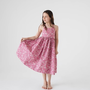 cute dresses for girls 12-14 Girls Ruffle Sleeve Chiffon A Line Party Dress Summer Kids Flower Girl Wedding Dress Princess Birthday Party Formal Long Dress