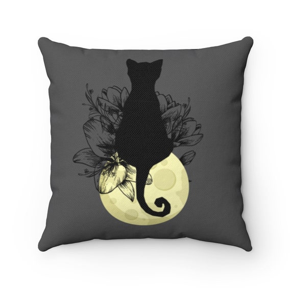 Cat themed top throw pillows