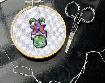 Cross-Stitch Junimo Pattern Stardew Valley Digital Download PDF