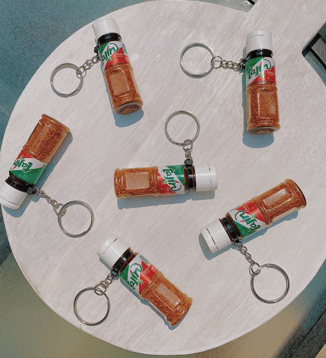 Mini Tajin Bottles Keychain Pack 1 or 6 pack refillable Etsy