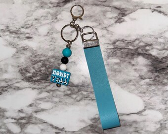 Porte-clés Howdy Yall personnalisé : breloque personnalisé