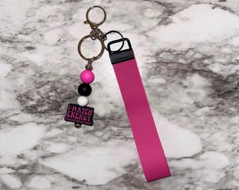 Porte-clés personnalisé « I Match Energy » : bracelet à breloques personnalisé